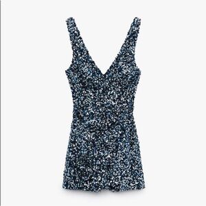 Zara Skort Sequin Jumpsuit